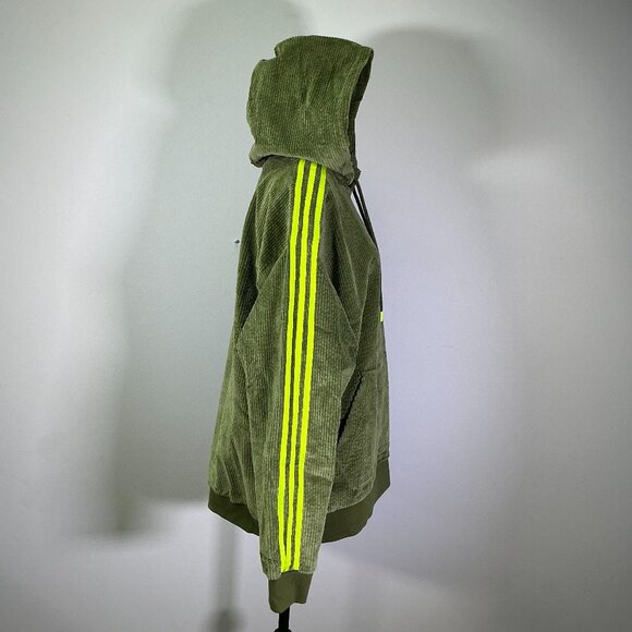 Adidas x Ivy Park Halls of Ivy Corduroy Wild Pine Hoodie NWT - Picture 2 of 7